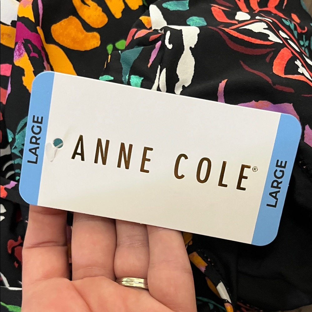 NWT Anne Cole Paisley Swim Top - Picture 6 of 10